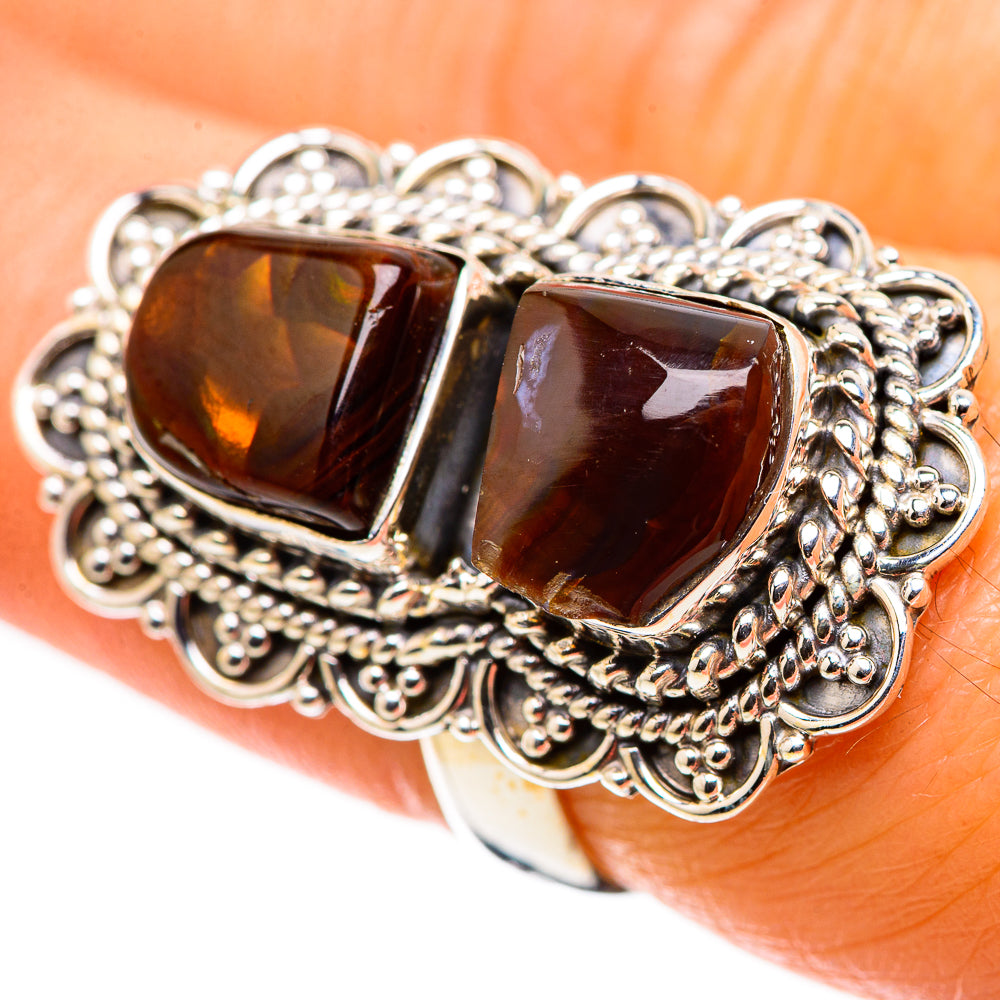 Mexican Fire Agate Ring Size 7 (925 Sterling Silver) RING135697