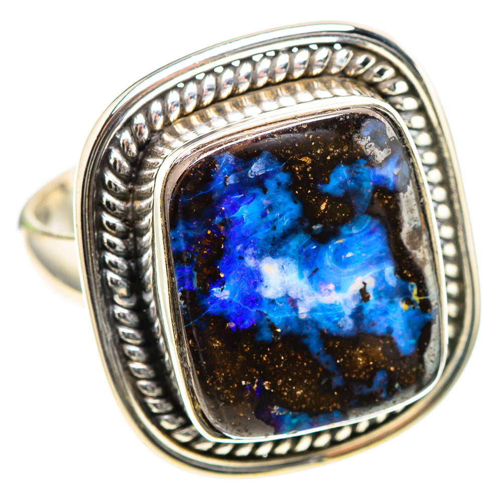 Boulder Opal Ring Size 6.75 (925 Sterling Silver) RING136657