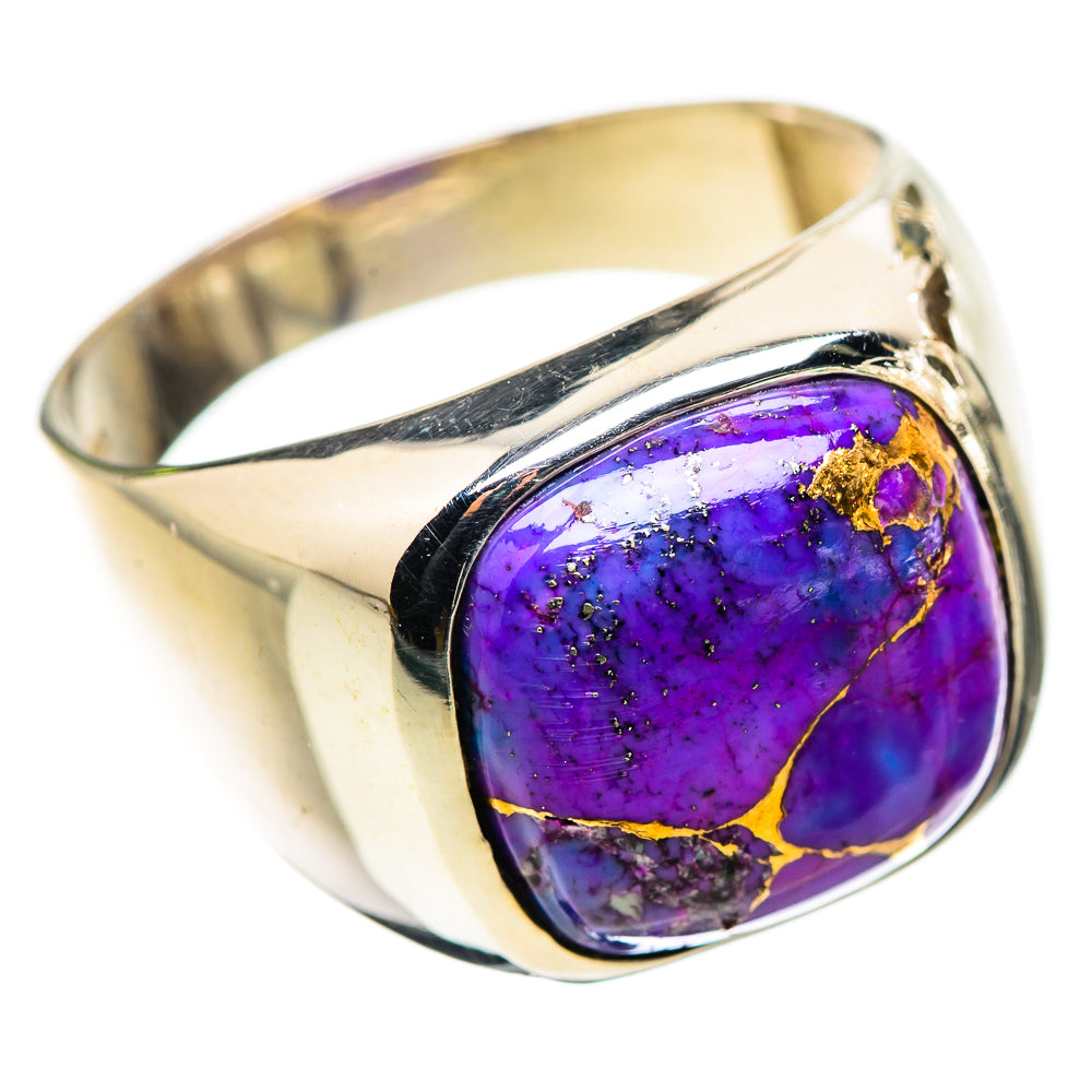 Purple Copper Composite Turquoise Ring Size 10 (925 Sterling Silver) RING135606