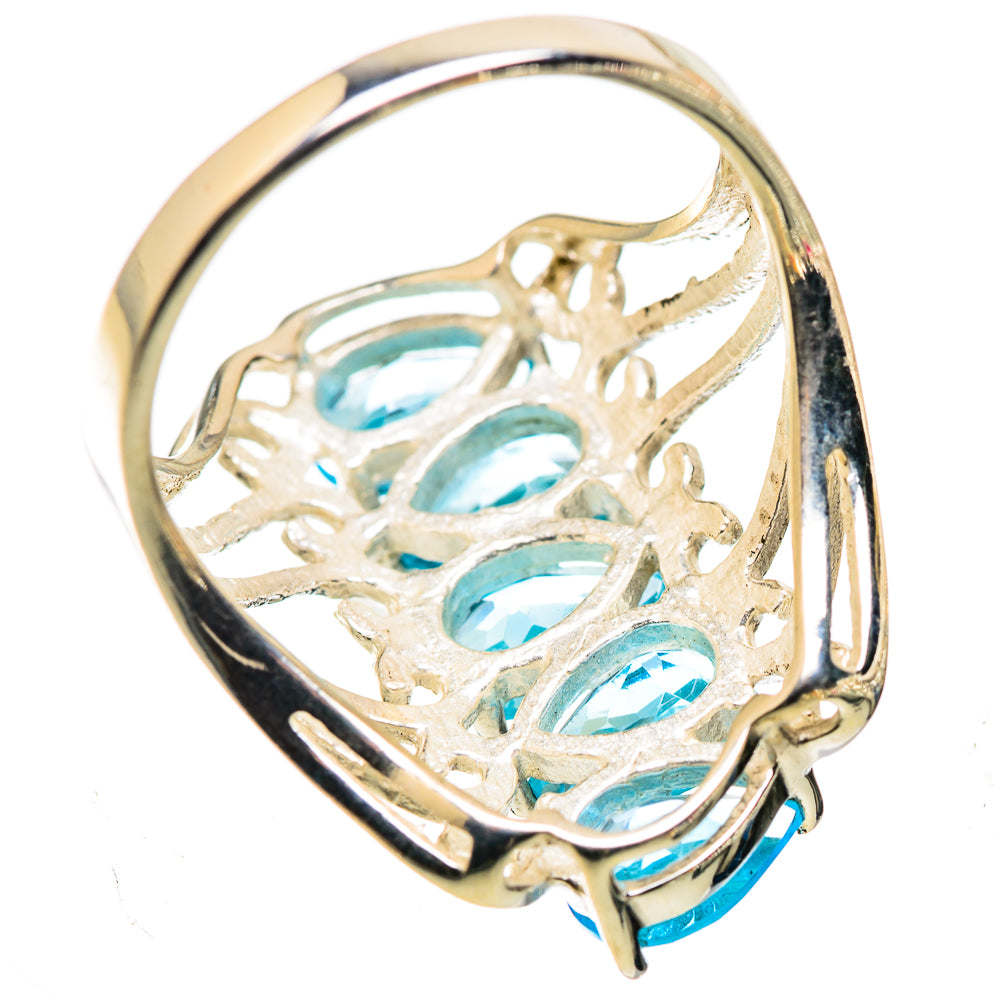 Blue Topaz Ring Size 8 (925 Sterling Silver) RING135657