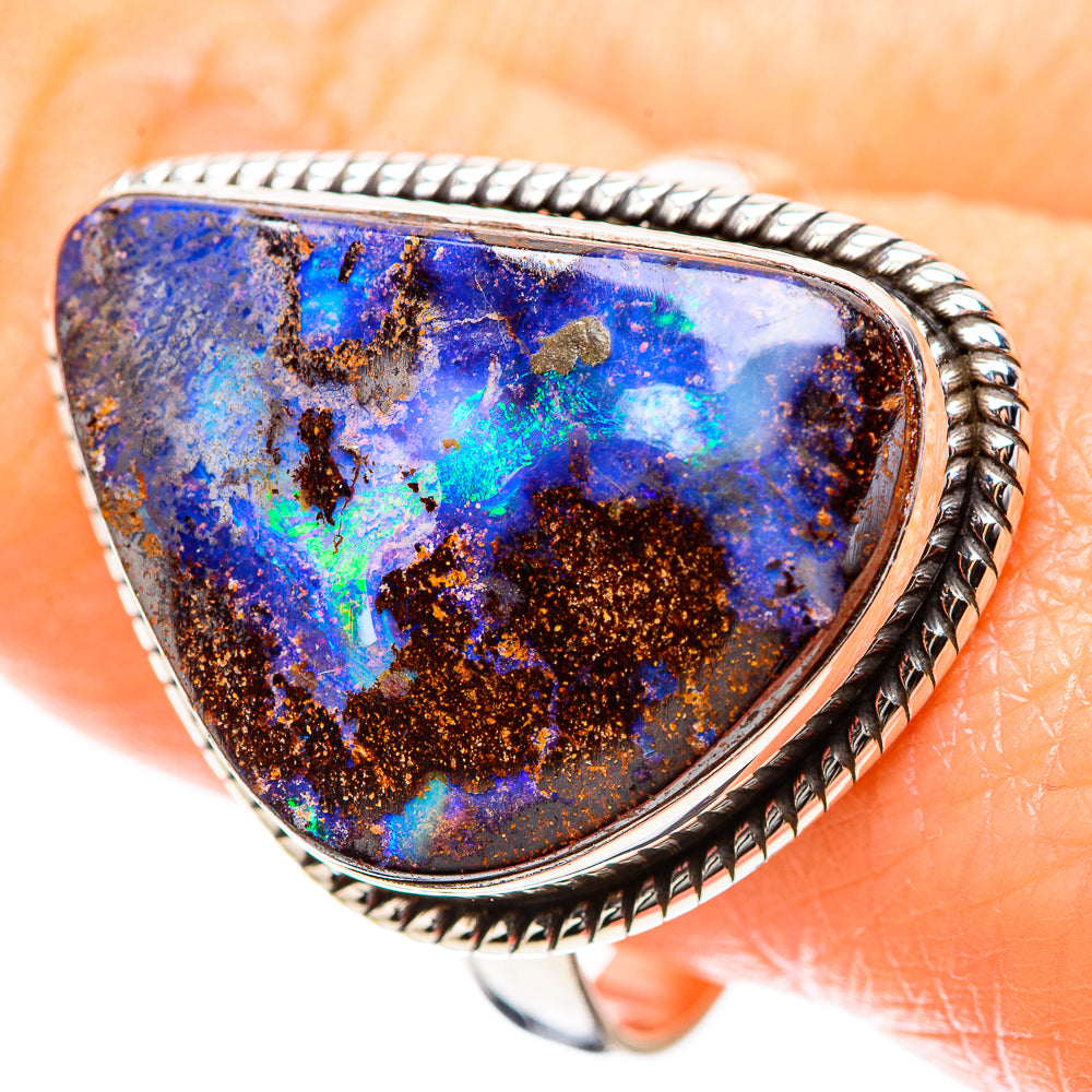 Boulder Opal Ring Size 10.5 (925 Sterling Silver) RING136585