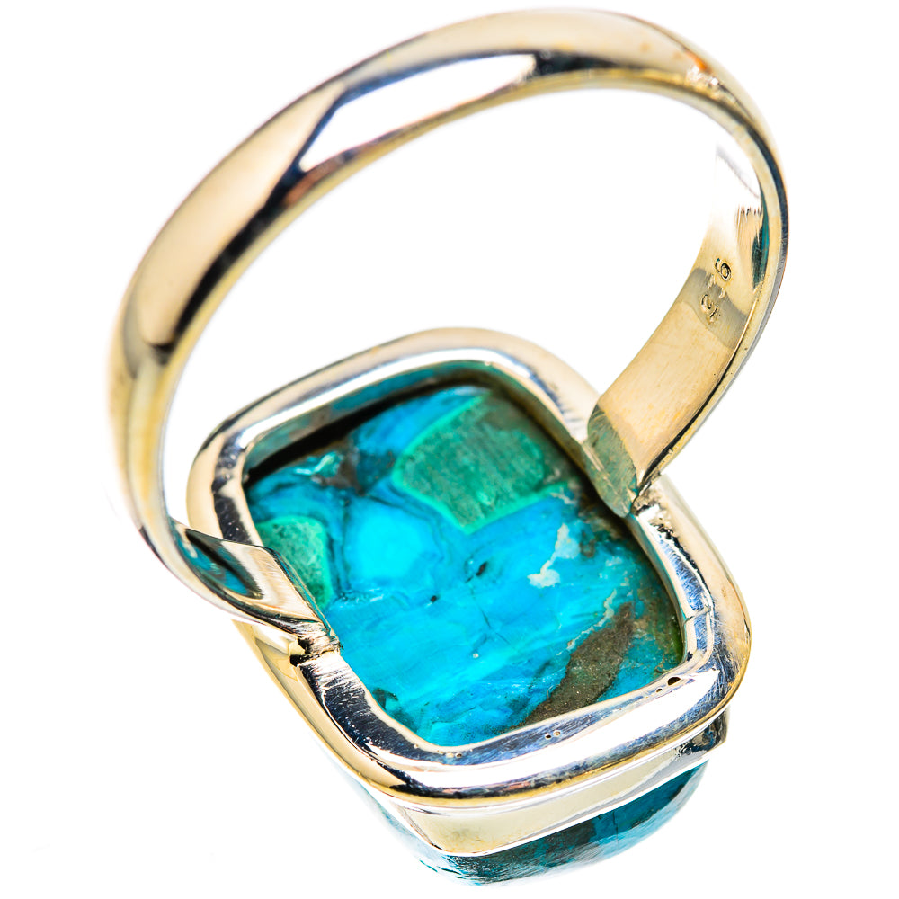 Malachite In Chrysocolla Ring Size 12 (925 Sterling Silver) RING135682