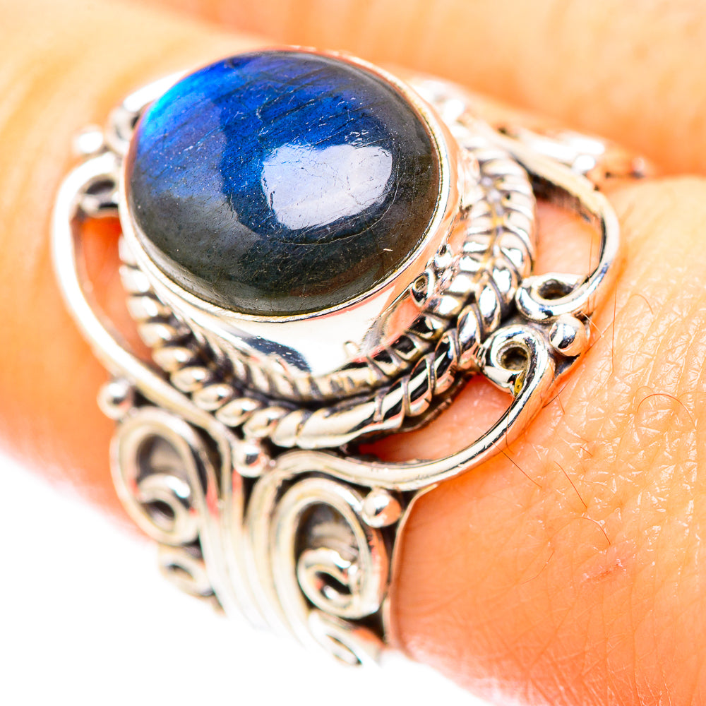 Labradorite 925 Sterling Silver Ring Size 7.5 (925 Sterling Silver) RING137370