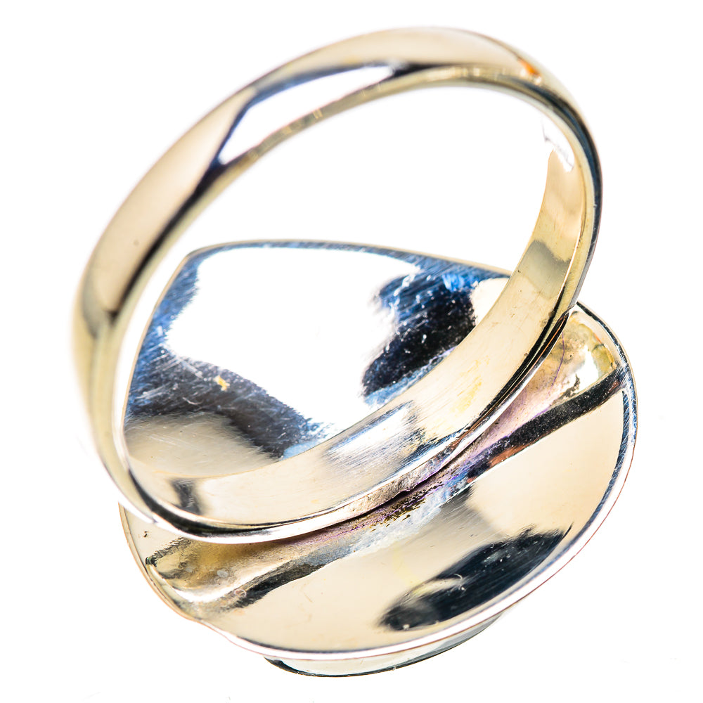 Large Pink Moonstone Ring Size 12 (925 Sterling Silver) RING135777