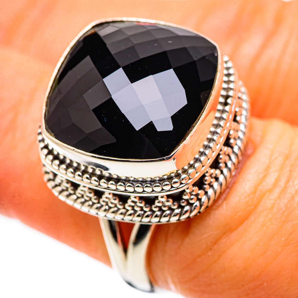 Black Onyx Ring Size 6.25 (925 Sterling Silver) RING135410