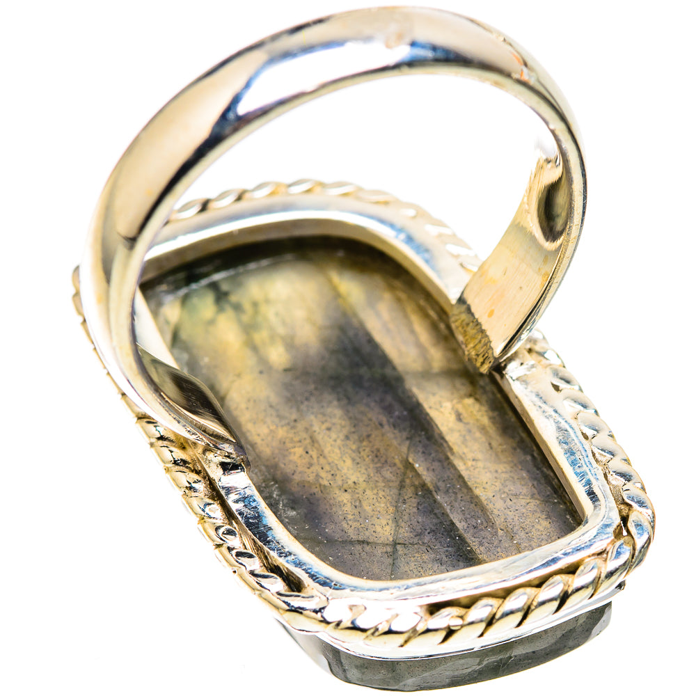 Large Labradorite Ring Size 7.5 (925 Sterling Silver) RING136104