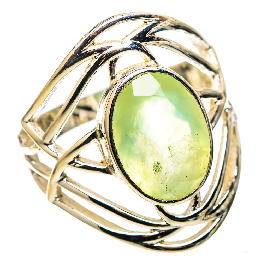 Prehnite 925 Sterling Silver Ring Size 9.25 (925 Sterling Silver) RING137650