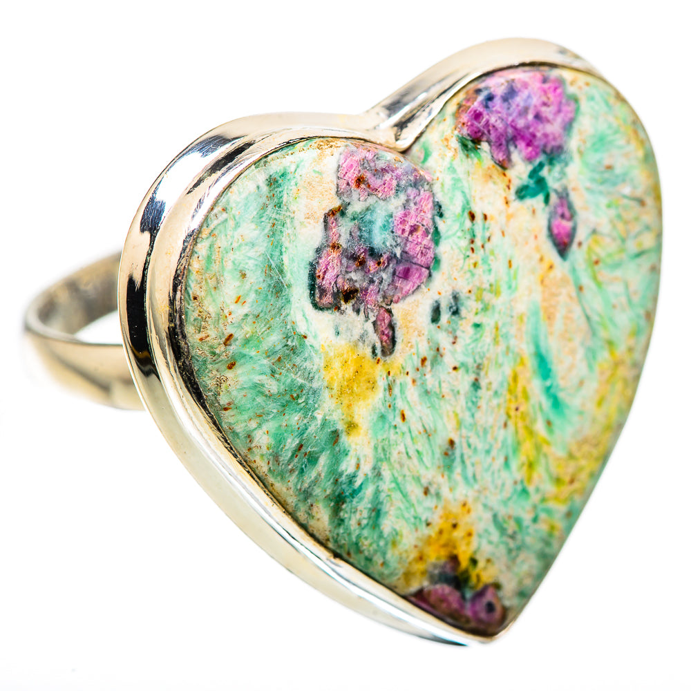 Large Ruby Fuchsite Ring Size 12.5 (925 Sterling Silver) RING135976