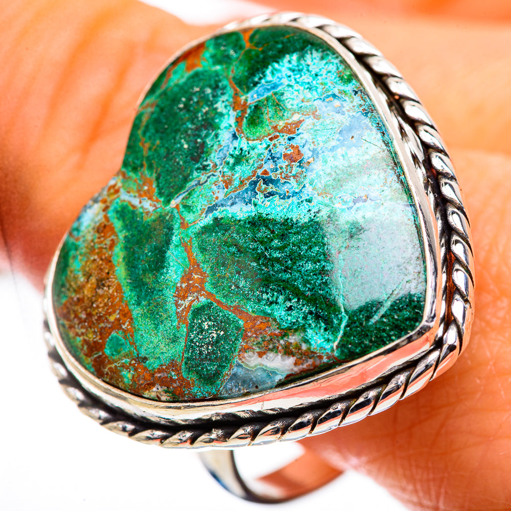 Large Malachite Ring Size 12 (925 Sterling Silver) RING135940