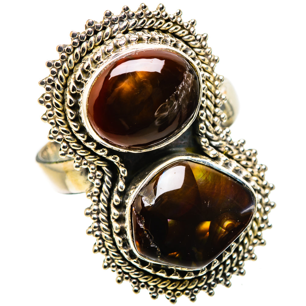 Large Mexican Fire Agate Ring Size 9 (925 Sterling Silver) RING135770