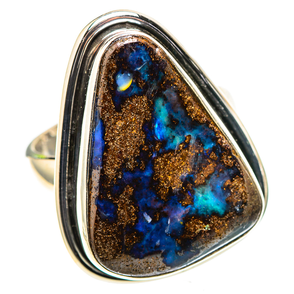 Australian Boulder Opal Ring Size 6.5 (925 Sterling Silver) RING136909