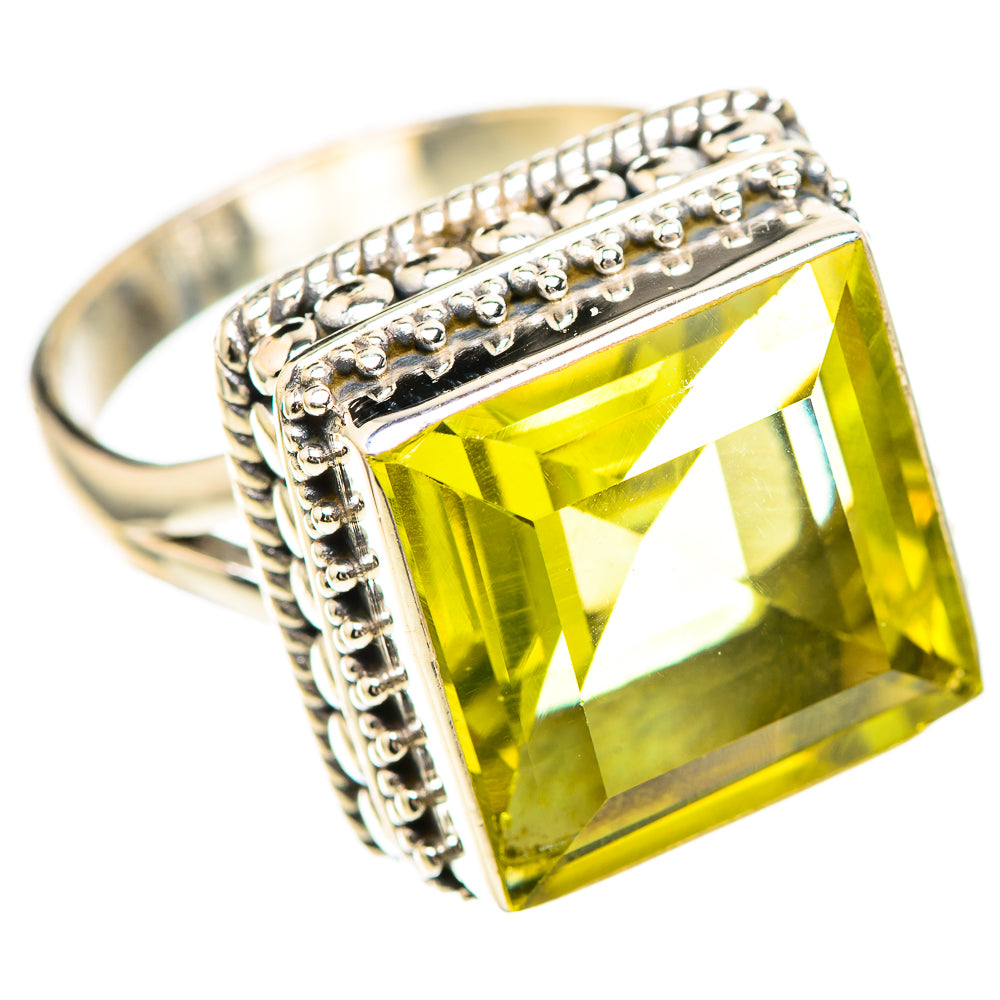 Faceted Citrine Ring Size 9 (925 Sterling Silver) RING136386