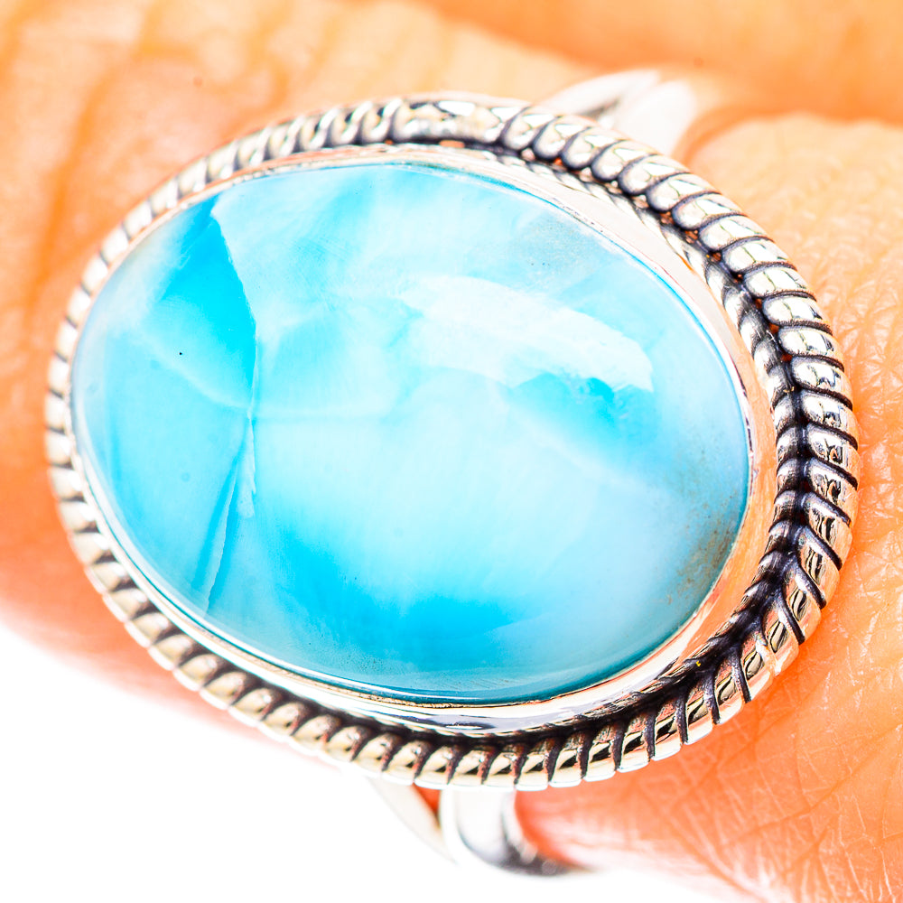 Larimar Ring Size 8.75 (925 Sterling Silver) RING137030