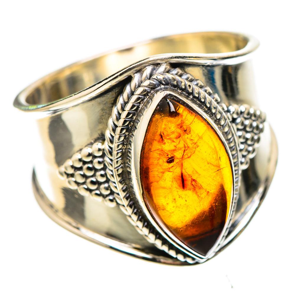 Baltic Amber 925 Sterling Silver Ring Size 8 (925 Sterling Silver) RING137651
