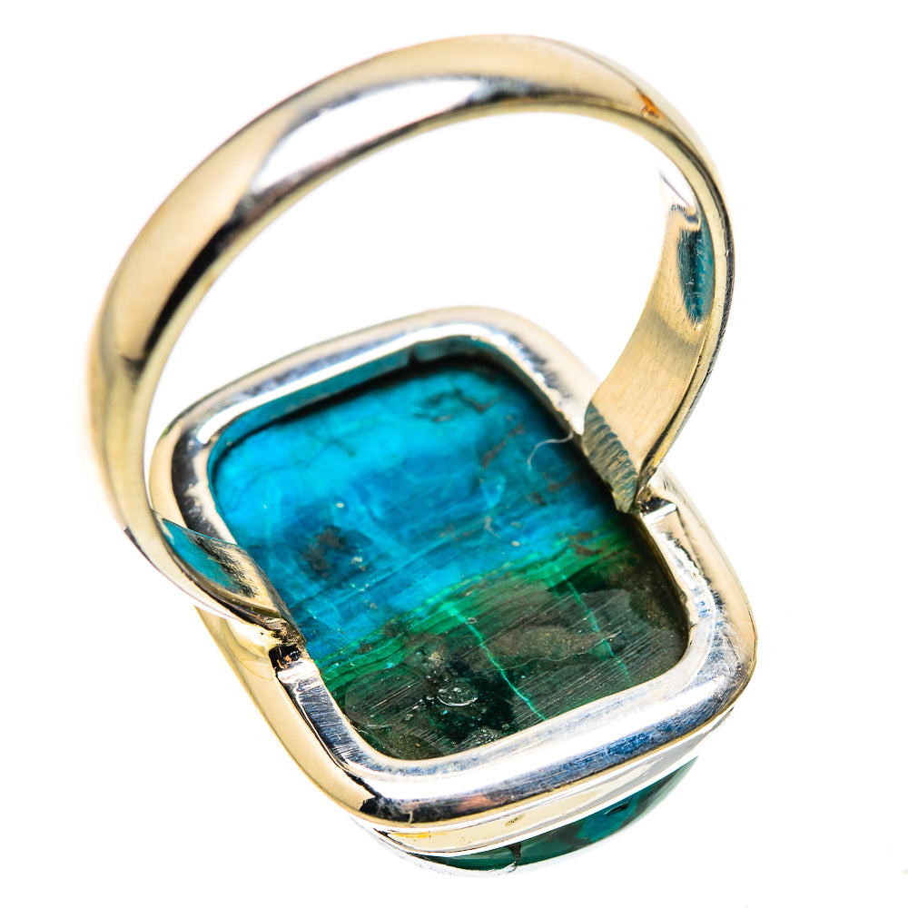 Malachite In Chrysocolla Ring Size 10 (925 Sterling Silver) RING134892