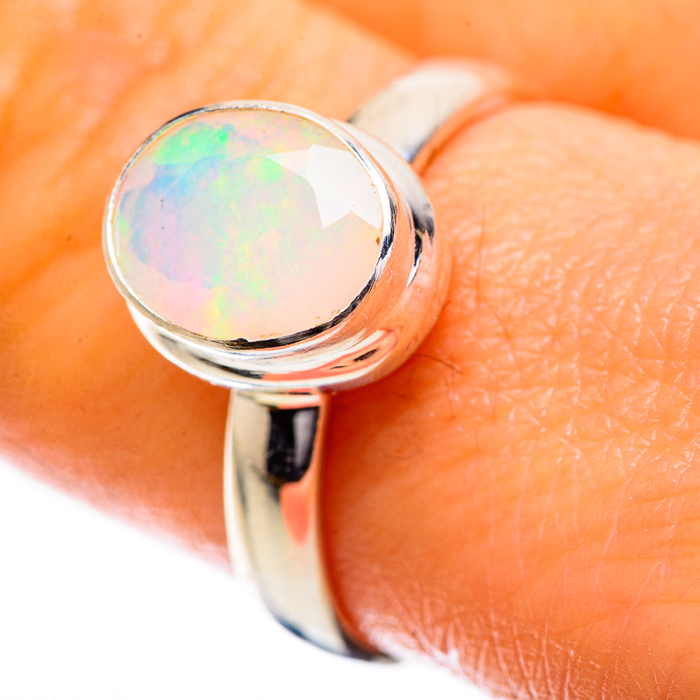 Ethiopian Opal Ring Size 9 (925 Sterling Silver) RING135814