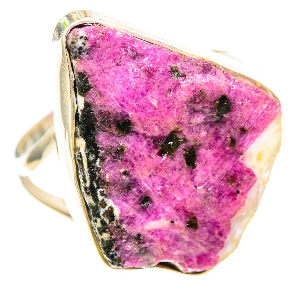 Large Rough Ruby Zoisite 925 Sterling Silver Ring Size 10 (925 Sterling Silver) RING137349