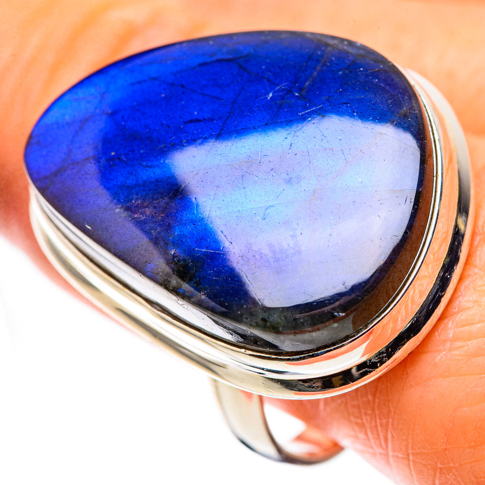 Large Labradorite Ring Size 11.5 (925 Sterling Silver) RING136156