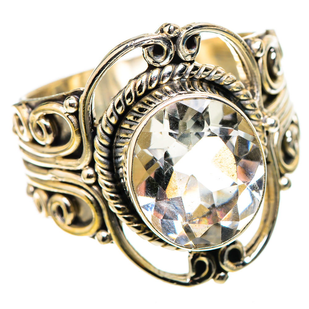 White Quartz 925 Sterling Silver Ring Size 9 (925 Sterling Silver) RING137608