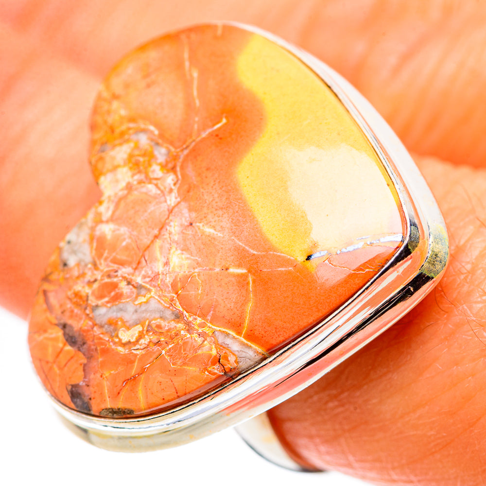 Large Brecciated Mookaite Ring Size 8 (925 Sterling Silver) RING136202