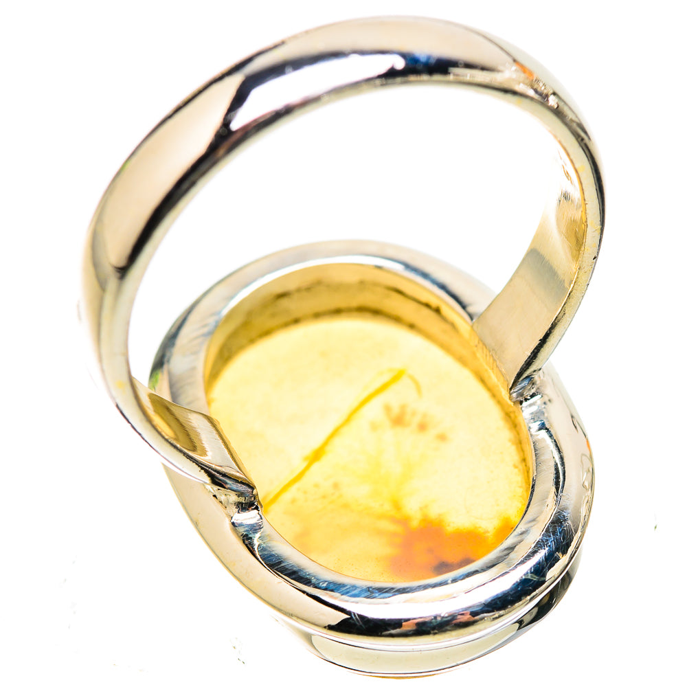 Scenic Dendritic Agate Ring Size 7.25 (925 Sterling Silver) RING135428