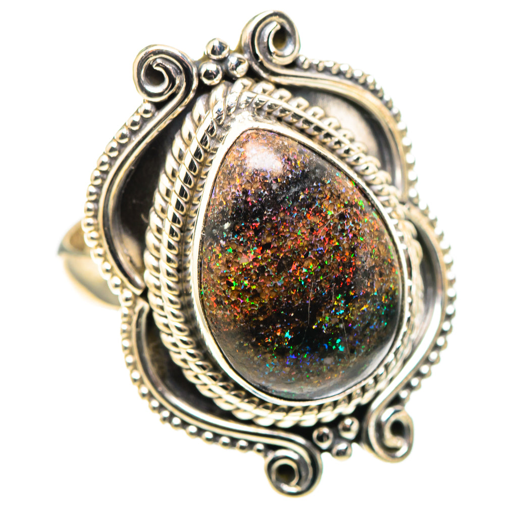 Andamooka Opal Ring Size 6 (925 Sterling Silver) RING136898