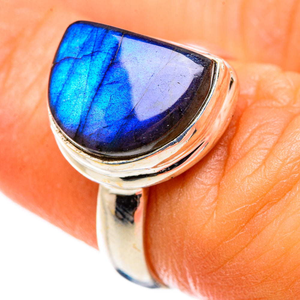 Labradorite Ring Size 6 (925 Sterling Silver) RING135476