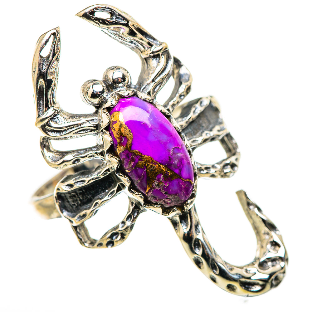 Purple Copper Composite Turquoise Ring Size 9 (925 Sterling Silver) RING134854