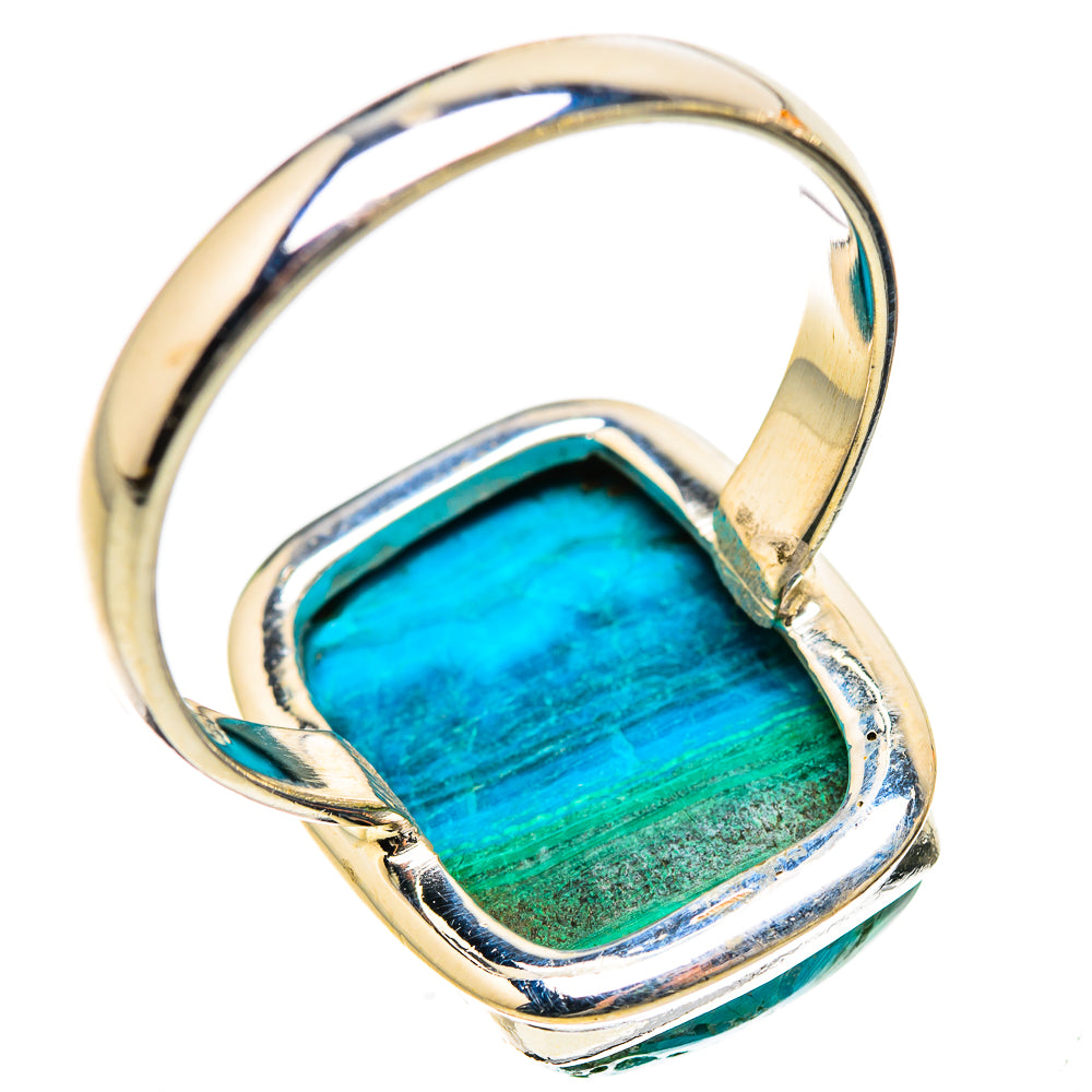 Malachite In Chrysocolla Ring Size 12 (925 Sterling Silver) RING135518