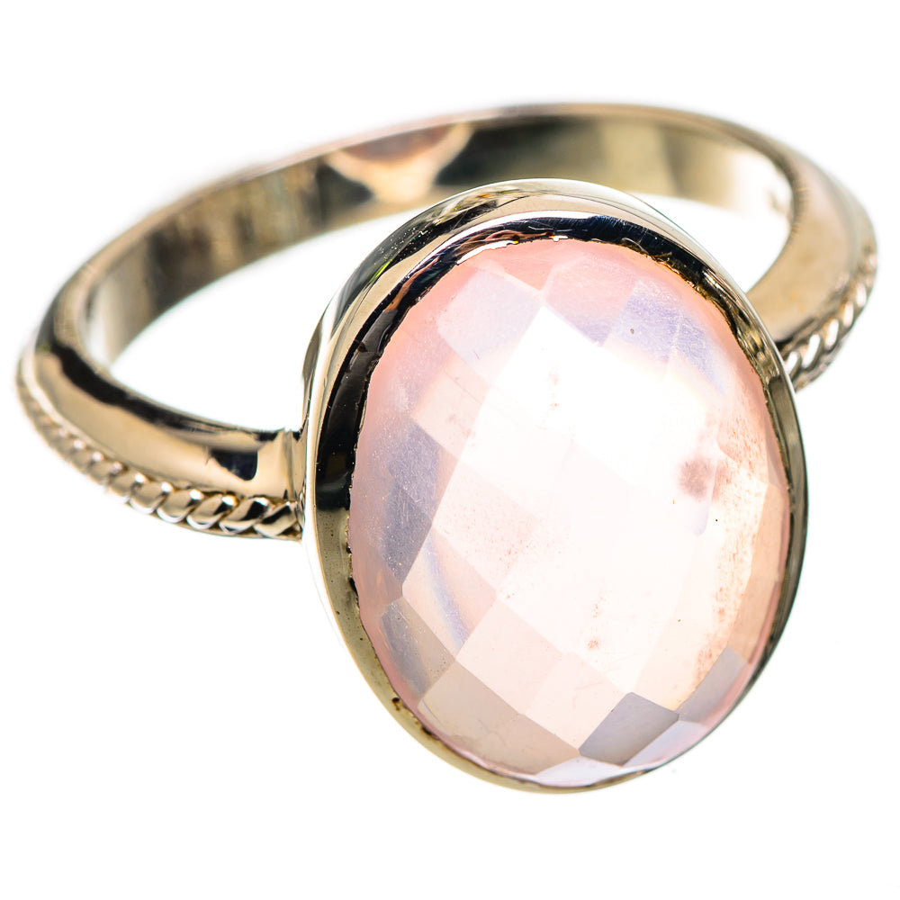 Rose Quartz Ring Size 9 (925 Sterling Silver) RING135404