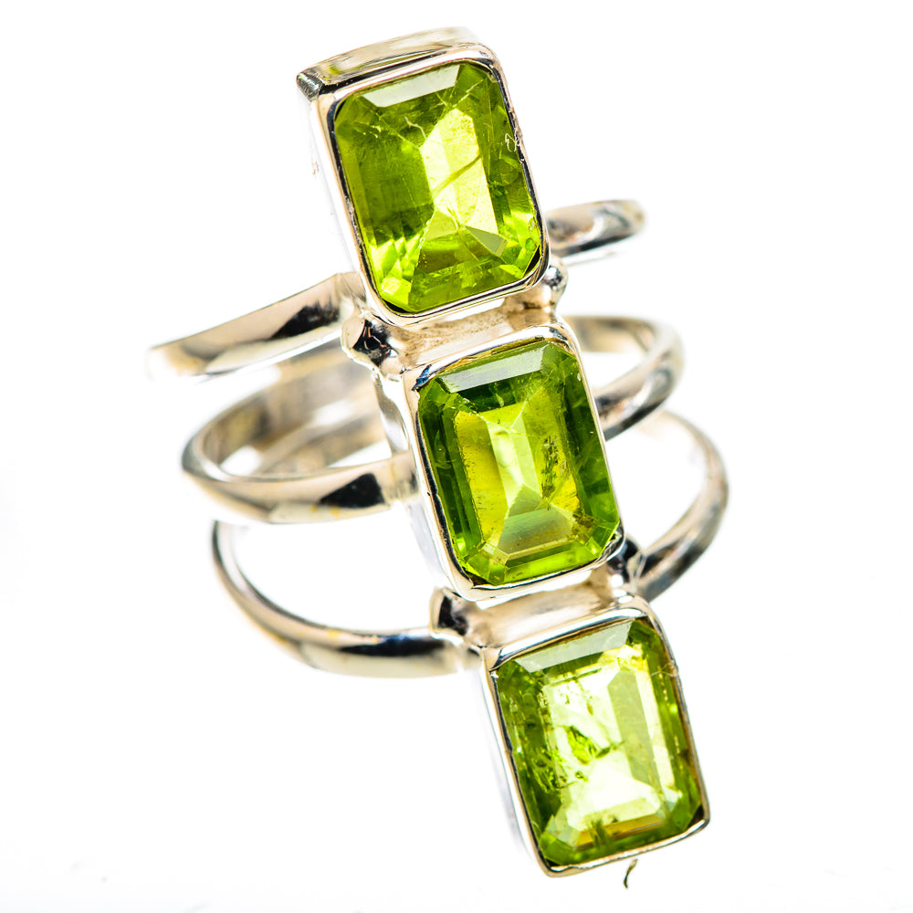 Large Peridot Ring Size 6.5 (925 Sterling Silver) RING136110