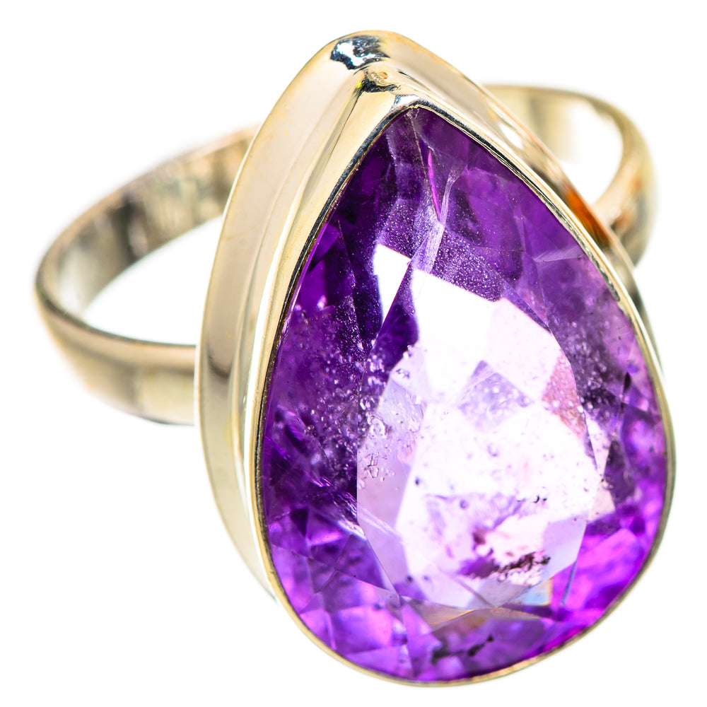 Faceted Amethyst Ring Size 9.75 (925 Sterling Silver) RING135670