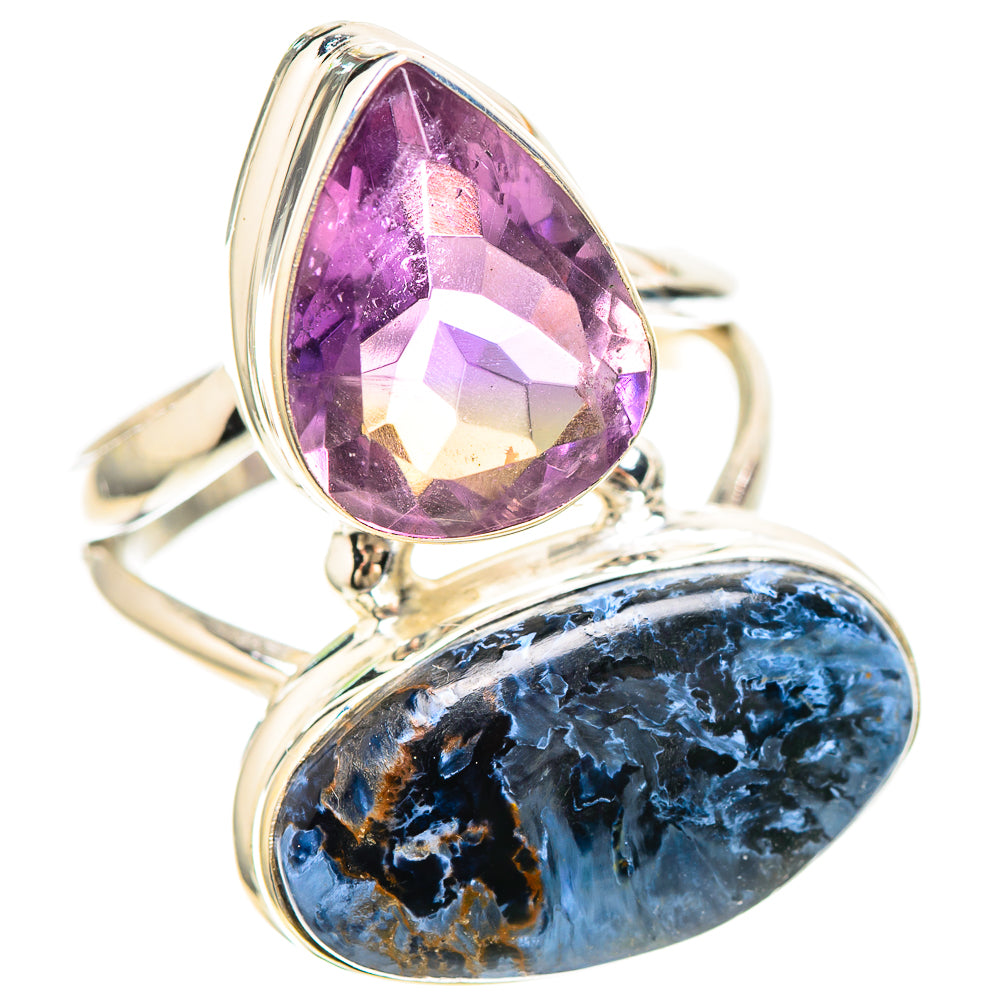 Pietersite, Amethyst 925 Sterling Silver Ring Size 6.75 (925 Sterling Silver) RING137188