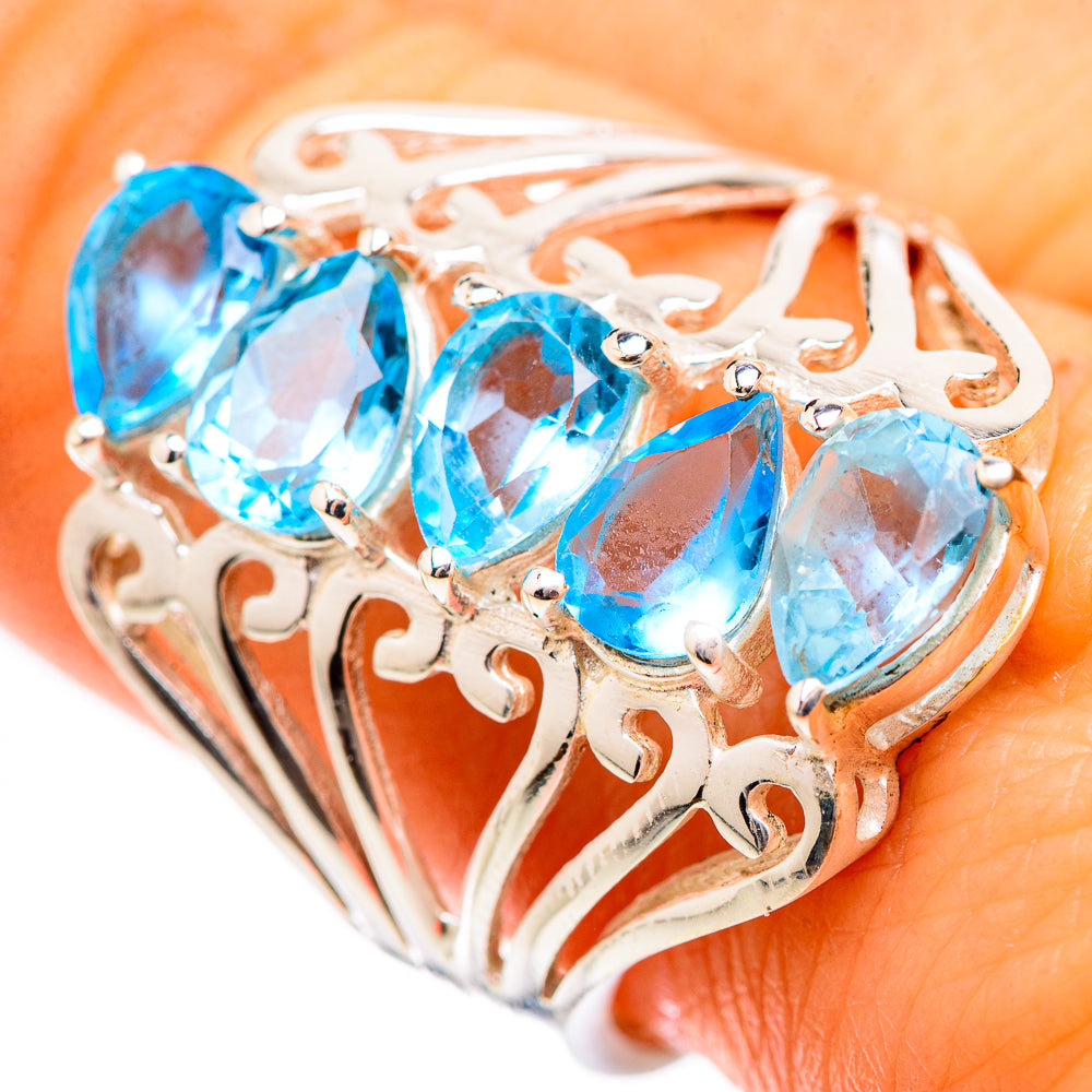 Blue Topaz Ring Size 10 (925 Sterling Silver) RING135395