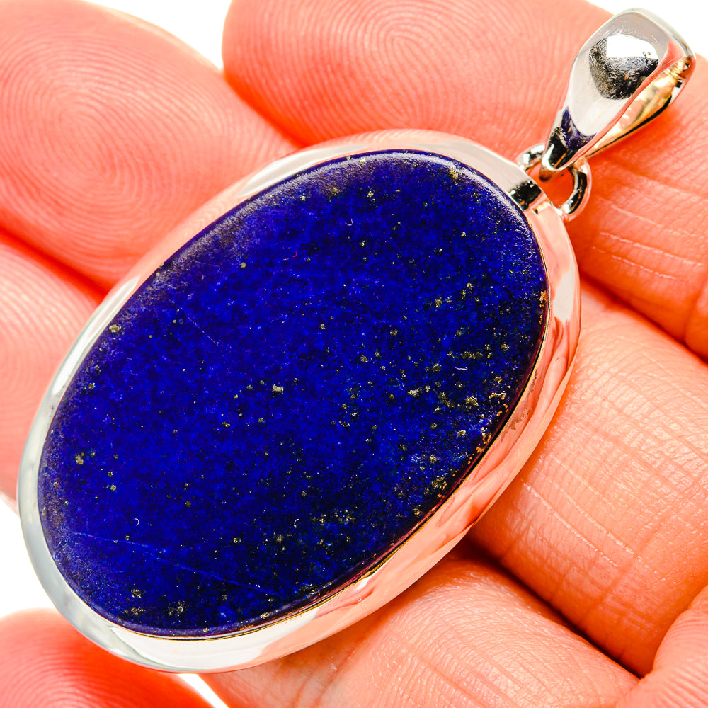 Lapis Lazuli Pendant 2 1/4" (925 Sterling Silver) PD36342