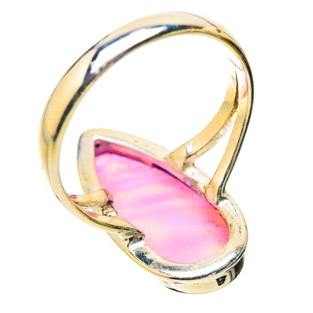 Anasilvercos Aura Opal Ring Size 10.75 (925 Sterling Silver)