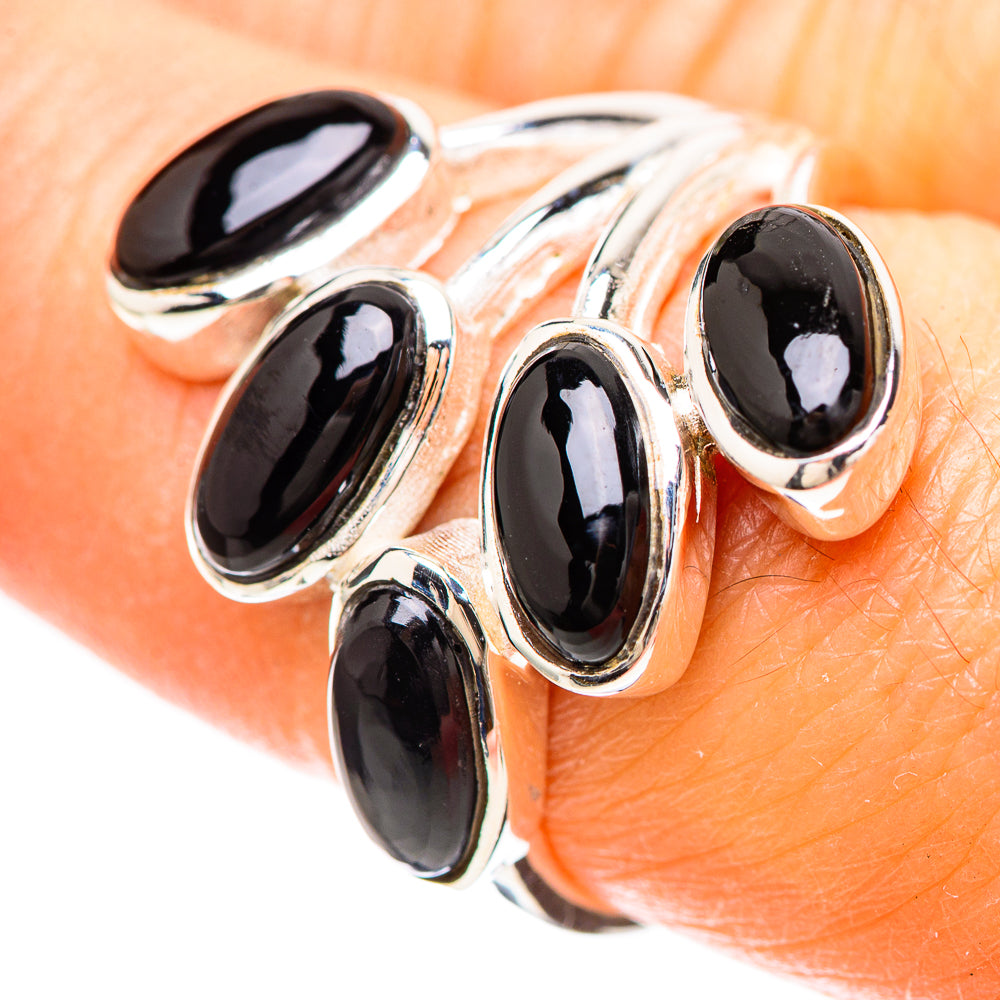 Black Onyx Ring Size 8.25 (925 Sterling Silver) RING137073