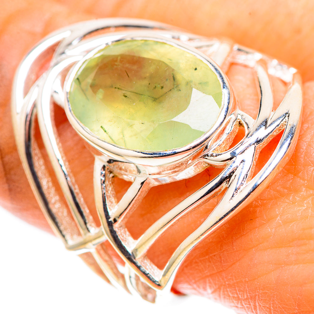 Prehnite 925 Sterling Silver Ring Size 8.25 (925 Sterling Silver) RING137700