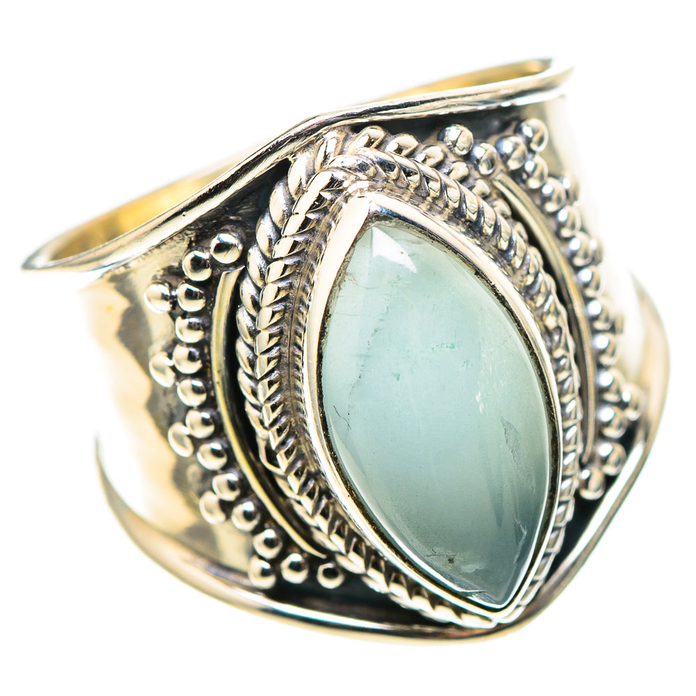 Natural Aquamarine 925 Sterling Silver Ring Size 6.5 (925 Sterling Silver) RING137447