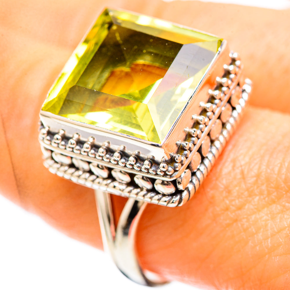 Faceted Citrine Ring Size 9 (925 Sterling Silver) RING136386