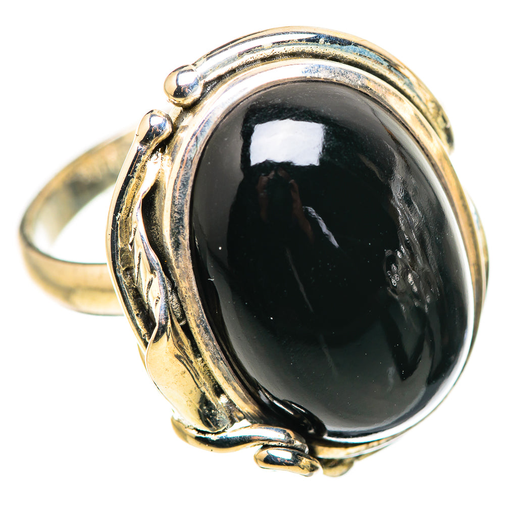 Black Onyx Ring Size 7.25 (925 Sterling Silver) RING134819