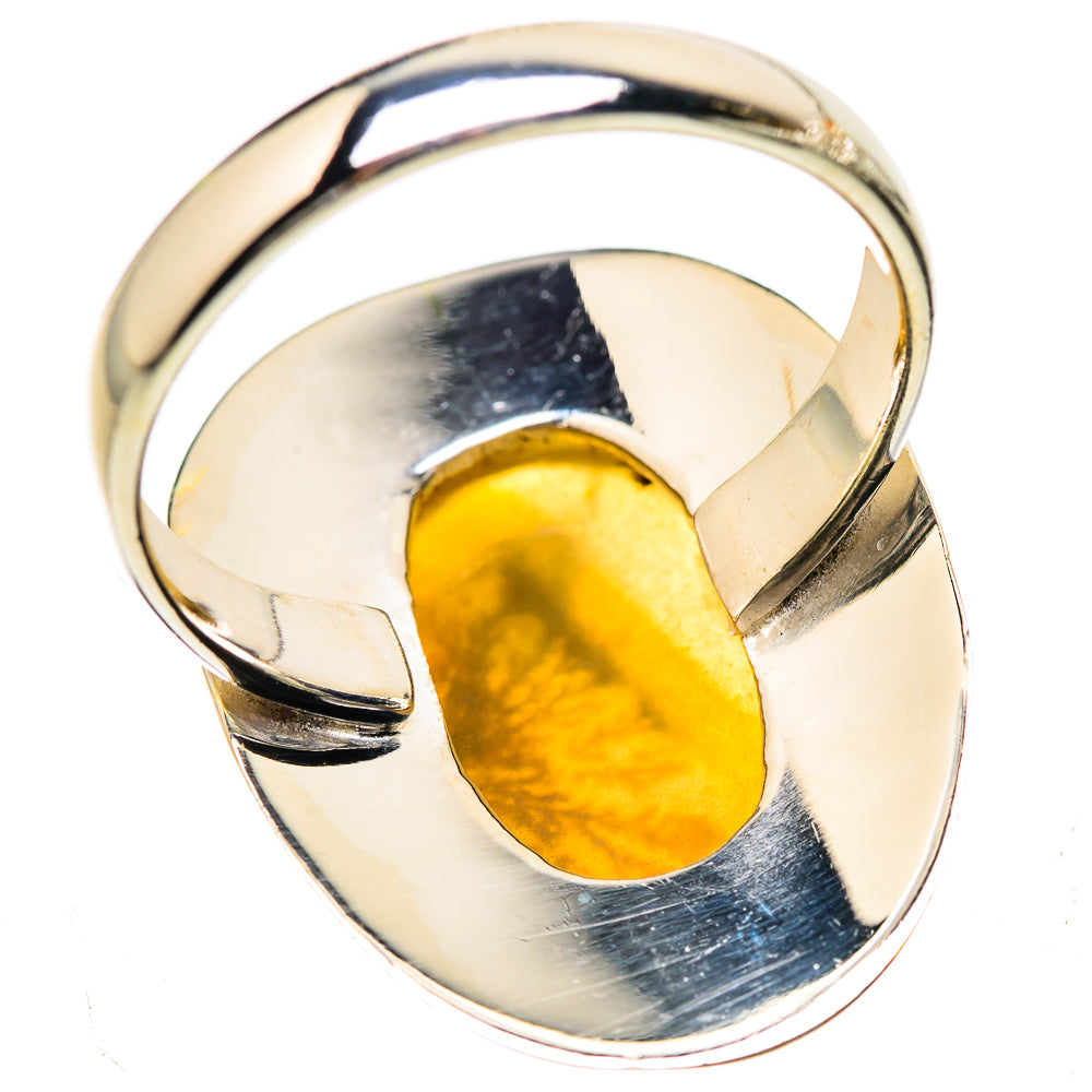 Scenic Dendritic Agate Ring Size 9 (925 Sterling Silver) RING135241