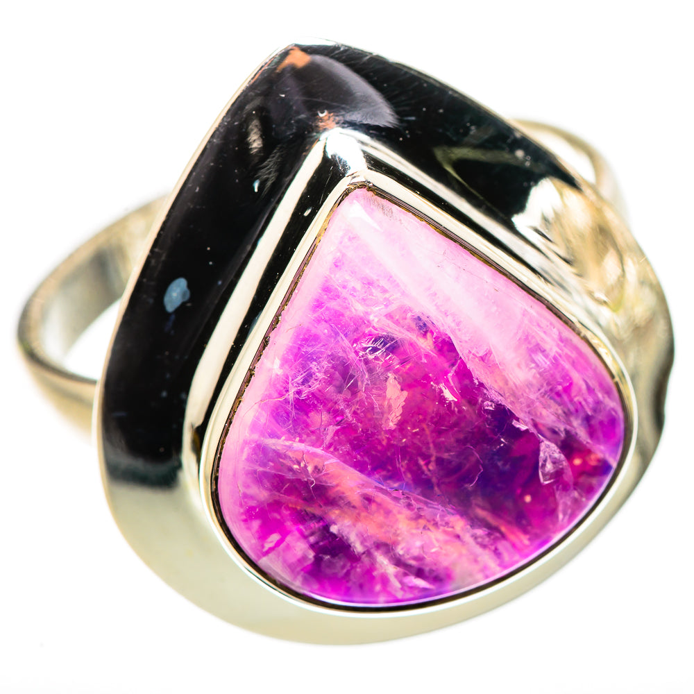 Large Pink Moonstone Ring Size 12 (925 Sterling Silver) RING135777
