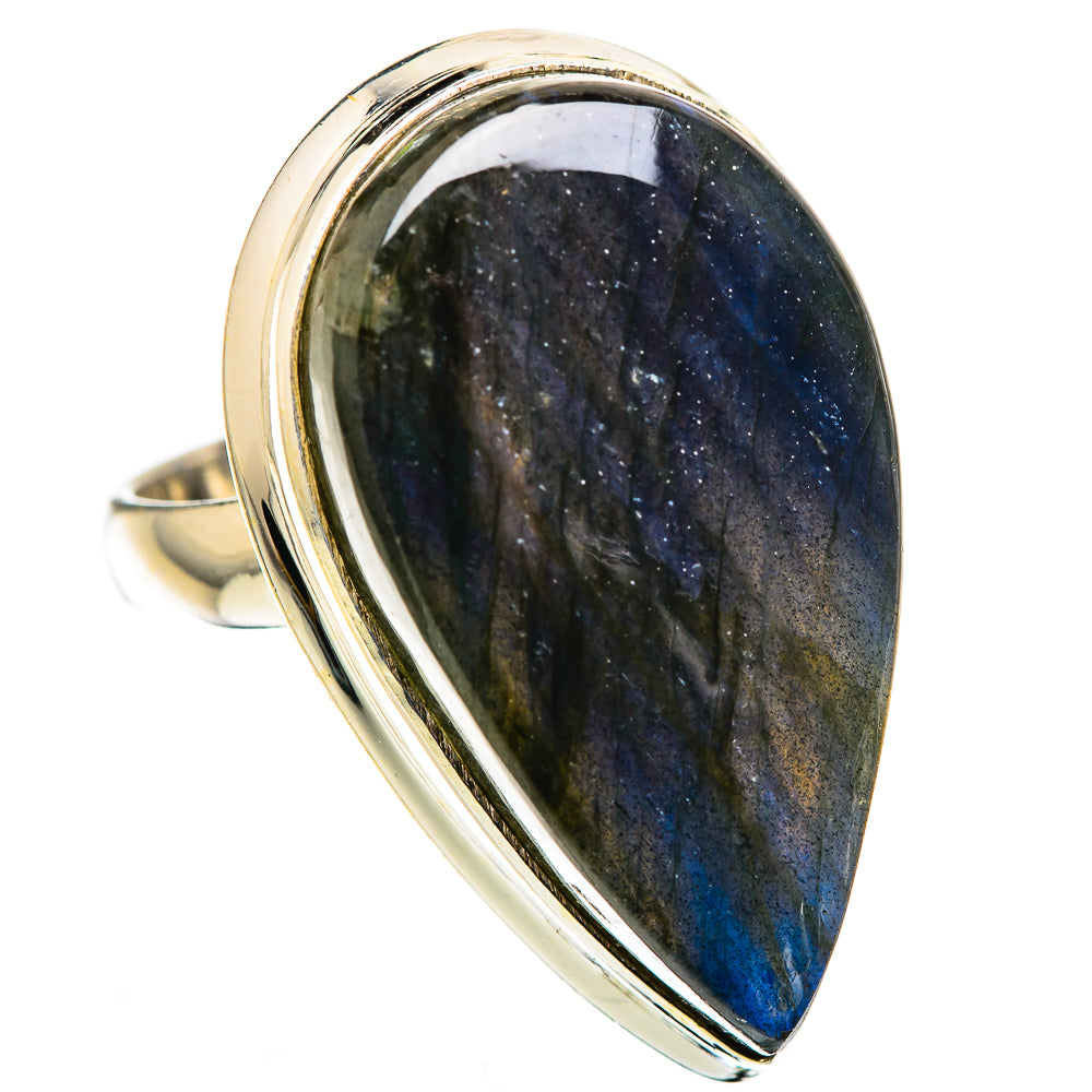 Large Labradorite Ring Size 8.25 (925 Sterling Silver) RING136106