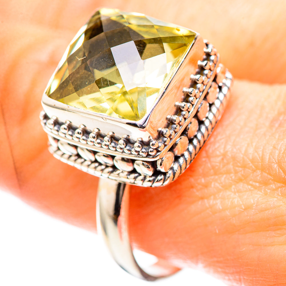 Faceted Citrine Ring Size 10 (925 Sterling Silver) RING136618