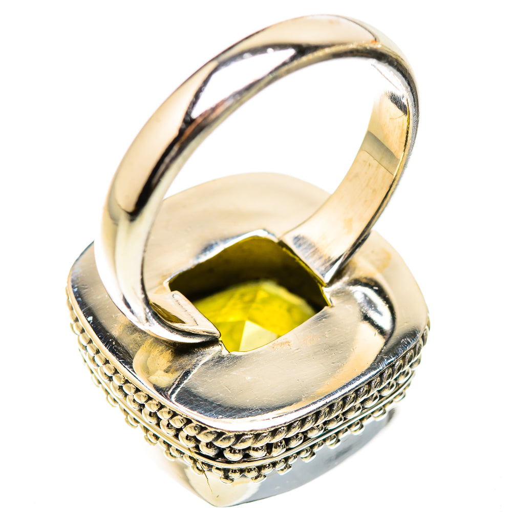 Lemon Quartz Ring Size 7.25 (925 Sterling Silver) RING135209