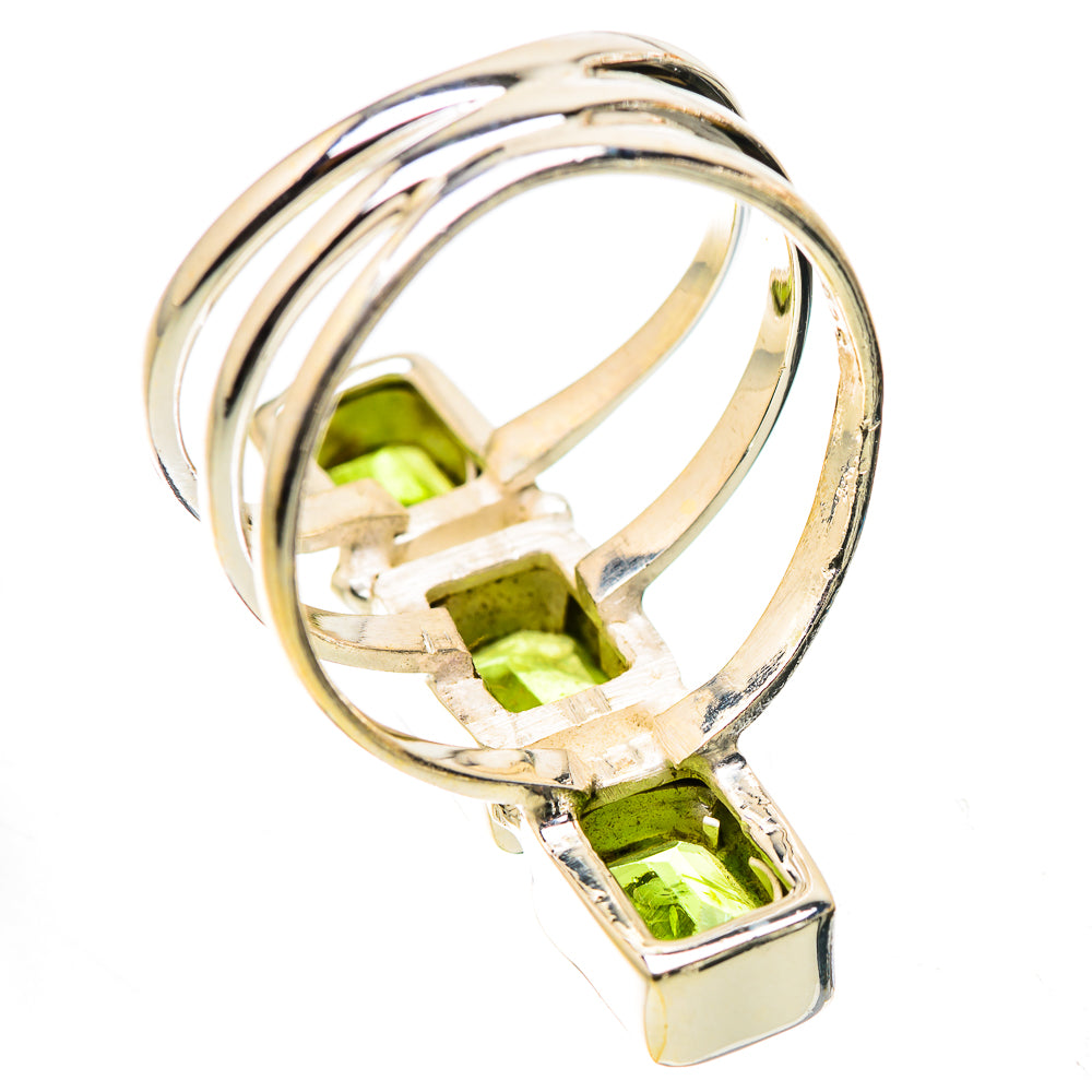 Anasilvercos Peridot Ring Size 8.5 (925 Sterling Silver)