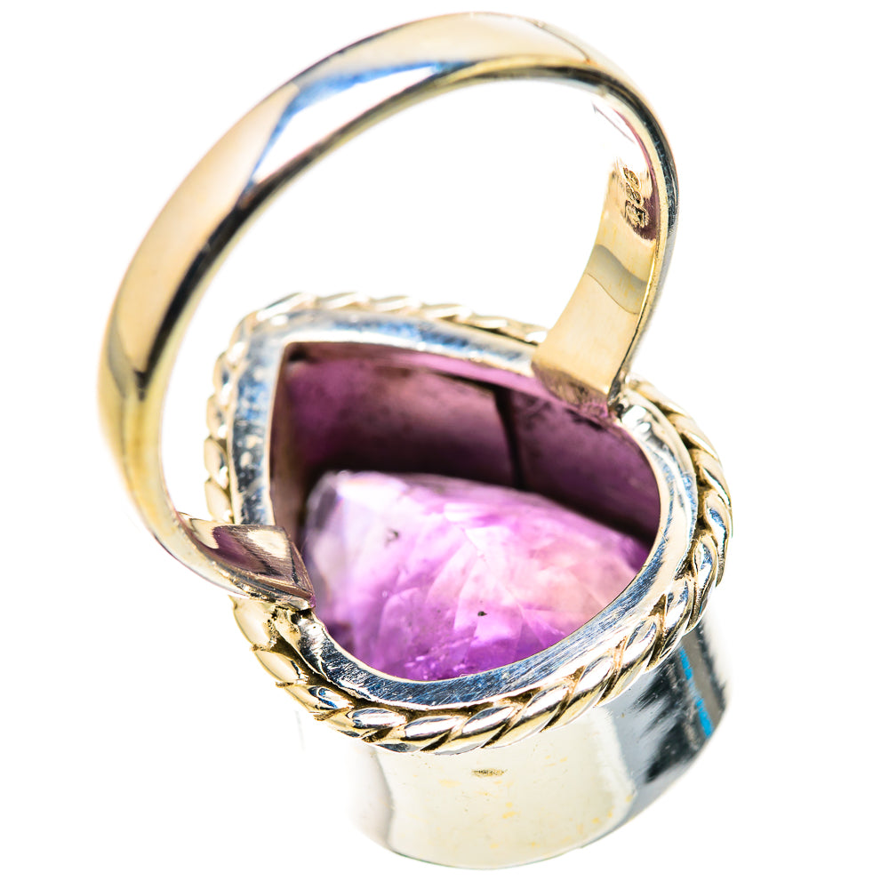 Large Faceted Amethyst Ring Size 9.75 (925 Sterling Silver) RING134704