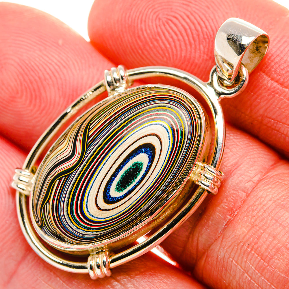 Fordrite 925 Sterling Silver Pendant 1 5/8" (925 Sterling Silver) PD37635