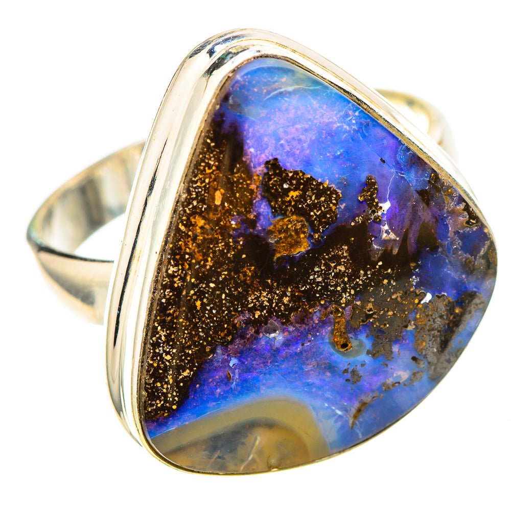 Boulder Opal Ring Size 8.75 (925 Sterling Silver) RING136726